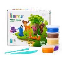 HEY CLAY Forest Animals Modelovacia hmota set, Lesné Zvieratá
