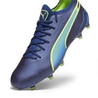 Puma King Ultimate FG/AG Pánske futbalové kopačky, modrá-navy/zelená, veľ. 42