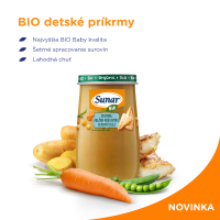 Sunar BIO príkrm Zelenina, pražma kráľovská, olivový olej