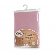 XKKO BMB Plachta s gumou do postieľky 120x60, Baby Pink
