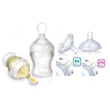 Nuby Súprava na kŕmenie Infafeeder + cumlíky na fľašu