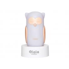 Olala Boutique LED Nočné svetlo, Sova Come, biela
