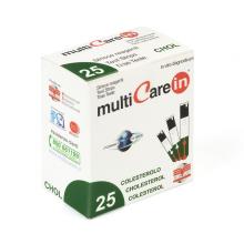 BSI MultiCareIn Cholesterol Testovacie prúžky na cholesterol, 25ks