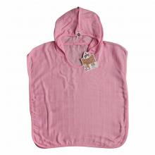 XKKO BMB Colours Bambusové pončo, baby pink, veľ. 2, 2-3roky