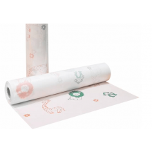 Aseo Paper Podložka na vyšetrovacie lôžko s detským motívom, podfóliovaná, 50x50, zvieratá