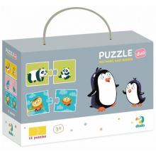 DoDo Puzzle Duo - Mamičky a bábätká 12x2 dieliky