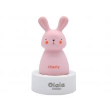 Olala Boutique LED Nočné svetlo, Zajko Charlie, ružový