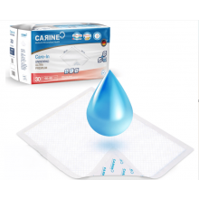 Carine CARINE Jednorazové absorbčné podložky, modré, 60cmx90cm, absorbcia 1000 ml, 90 ks