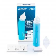 NOVAMA Pingo Spark Blue Nosová odsávačka s osvetlenou špičkou, modrá
