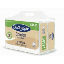 BULKYSOFT Bulkysoft Classic Skladaný papierový uterák 24x21cm, V-FOLD Ultra, 2-vrtvy, 3000ks