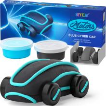 HEY CLAY Blue Cyber Car Modelovacia hmota Cyber auto moré