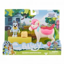 Bluey BLUEY Unipony ride set,  Jednorožec - set figúrok a príslušenstva
