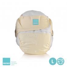 XKKO SENEO Vrchné plienkové nohavičky pre dospelých, Pastel Yellow, Veľkosť L