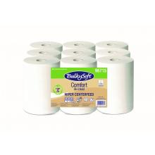 BULKYSOFT Bulkysoft Comfort ECO Papierová utierka v rolke, 2 vrstvy, 60m, 9 roliek