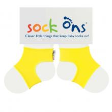 Sock Ons Návleky ne detské ponožky, Bright, Lemon, 6-12m