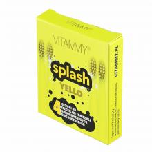 VITAMMY SPLASH, Náhradné násady na zubné kefky SPLASH, žltá/yellow/, 4ks