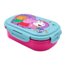 Kids Euroswan Desiatový box s príborom - Peasiatko Peppa