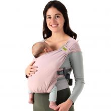 Boba Bliss: Hybridný ergonomický nosič a šatka (3,2 – 16 kg), púdrovo ružová