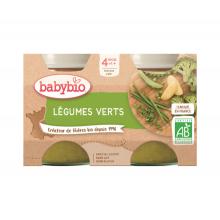 BABYBIO Príkrm zelená zelenina 2x 130 g