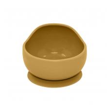 PETITE&MARS Miska silikónová s prísavkou TAKE&MATCH Intense Ochre 6m+