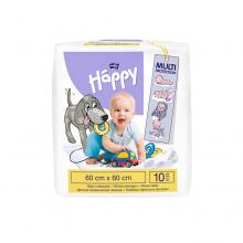 BELLA HAPPY BABY Detské prebaľovacie podložky 60 x 60 cm (10 ks)