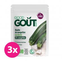 GOOD GOUT BIO Cuketové rizoto s kozím syrom 3x190 g