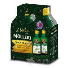 Möller's Omega 3 D+ Rybí olej Citrón DUO balenie 2x250ml