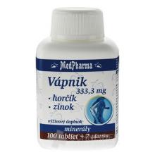 MedPharma VÁPNIK 333,3 mg + Horčík + Zinok