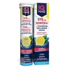IQ MAG horčík 375 mg+B6 šum.tbl., citrón