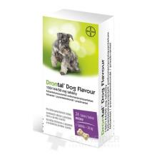 Drontal Dog Flavour 150/144/50 mg tablety