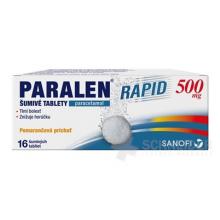 PARALEN RAPID 500 mg Pomarančová príchuť