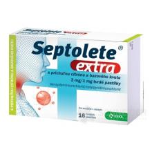 Septolete extra citrón a bazový kvet