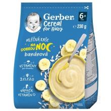 Gerber Cereal Mliečna KAŠA Dobrú noc Banánová