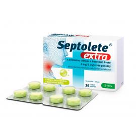 Septolete® extra s príchuťou citrónu a bazového kvetu pas ord 16x3 mg/1 mg*