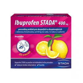 Ibuprofen STADA 400 mg perorálny prášok 20 sáčkov