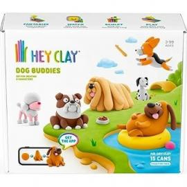 HEY CLAY HEJ CLAY Set Buddies Modelovacia hmota set, Psíky