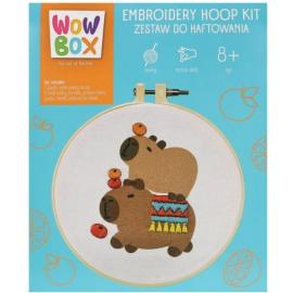 WOW BOX Kreatívna sada Vyšívanie - Kapibara sa teší