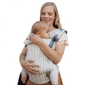 Boba X Detský nosič, krémová s potlačou