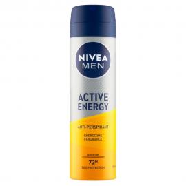 NIVEA Men Active Energy Sprej antiperspirant, 150 ml