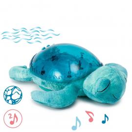 Cloud b®Tranquil Turtle™- Nočné svetielko- Korytnačka, svetlo modrá, 0m+