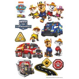 Nickelodeon Nástenná dekorácia Paw Patrol, Chase, Rubble, Marshall, Skye