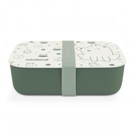 Miniland - ECO-friendly MIniland ECO-friendly Box na uloženie jedla/desiaty, 1L, Žabka