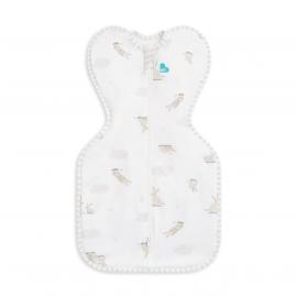 Love To Dream Zavinovačka Swaddle UP - veľkosť S - krémová/ králik ETAP1 - 1 TOG Originál