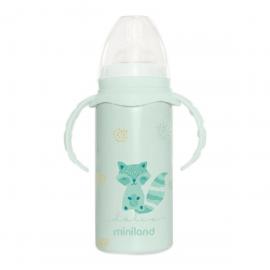 Miniland Dolce Termoska z nerezovej ocele s cumlíkom, 240 ml, mätová