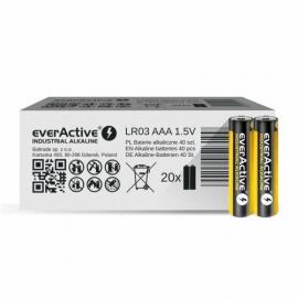 everActive LR03 / AAA, Alkalické batérie, blister 40ks