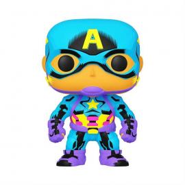 FUNKO POP Marvel: Black Light Captain America - Zberateľská figúrka Kapitán Amerika FUNKO POP Marvel: Black Light Captain America - Zberateľská figúrka Kapitán Amerika