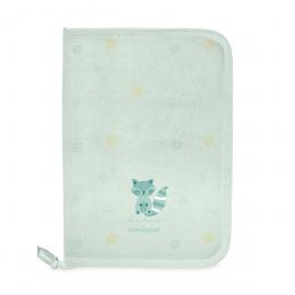 Miniland Dolce Etui na dokumenty/zdravotný preukaz, mätová