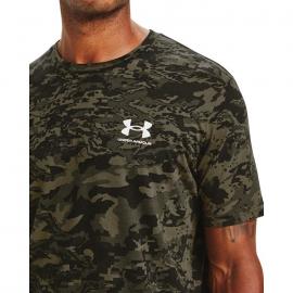 Under Armour ABC Camo SS Pánske športové tričko s krátkym rukávom, zelené, veľ. M