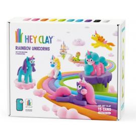 HEY CLAY HEJ CLAY Set Unicorns Modelovacia hmota set, Jednorožci