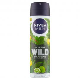 NIVEA Men Extreme Wild Fresh Citrus Fruits &amp; Mint Fragrance Sprej antiperspirant, 150 ml